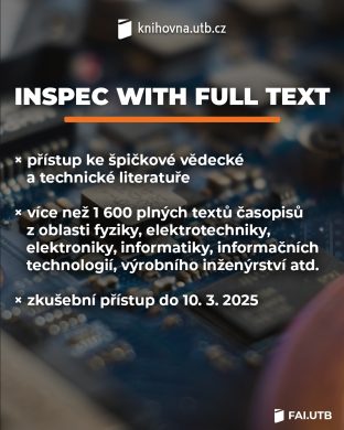 Zkušební přístup Inspec with Full Text